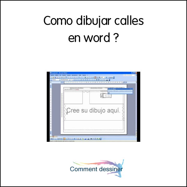 Como dibujar calles en word